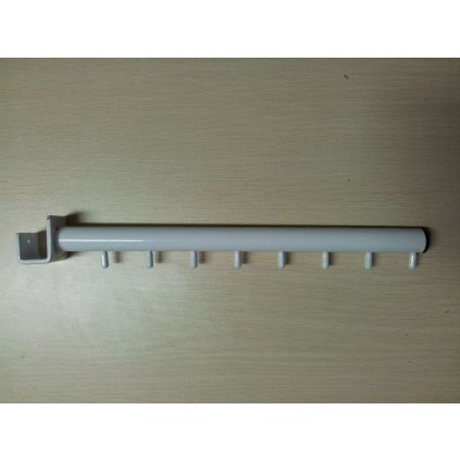 Rameno rovné na hranatý profil 20mm, 300mm, bílé