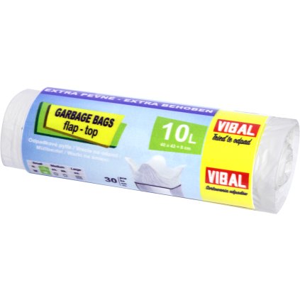 Sáček bílý S 10L zavazovací, 30ks