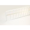 Čelní opěra nízká, plastová, bílá, 1000mm