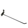 Pochromovaný háček na Slatwall 250mm, drát 4mm