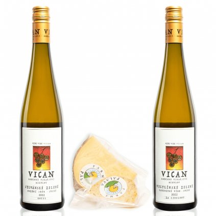 zeleny set vino syr 2