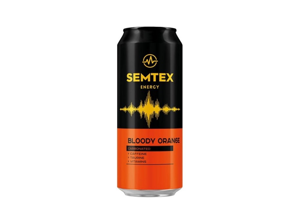 Semtex červený pomeranč energy drink 500ml