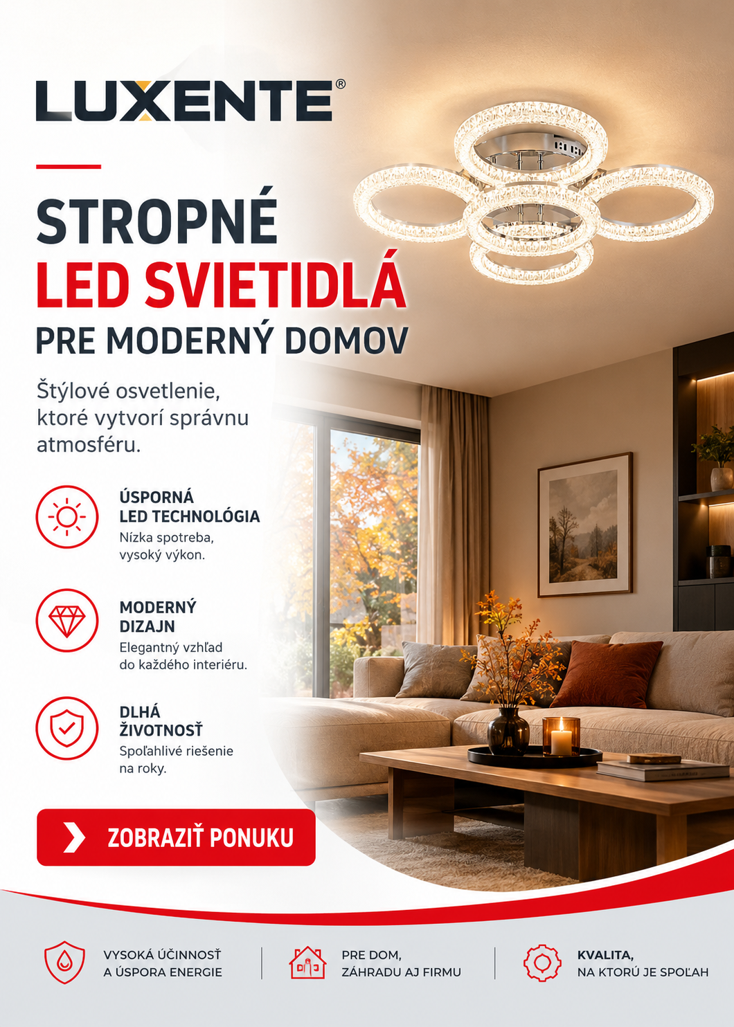 Svietidlo Luxente