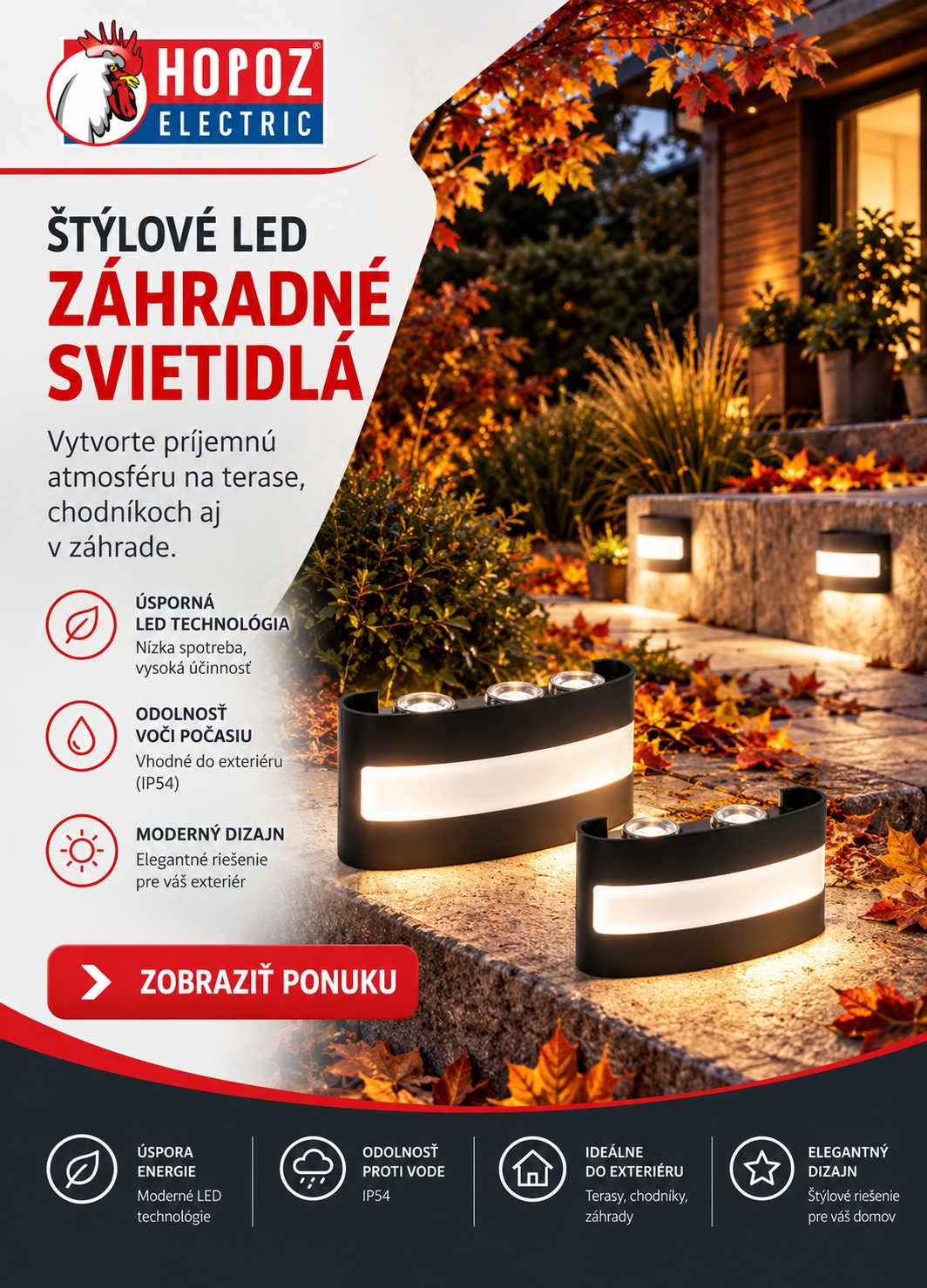 Svietidlá LED záhradné NEUTRON