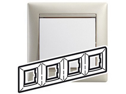 VALENA Rámik 4P perleť 770474