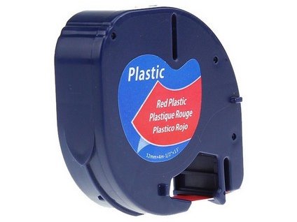 Páska DYMO 59423 12mm čierna/červená