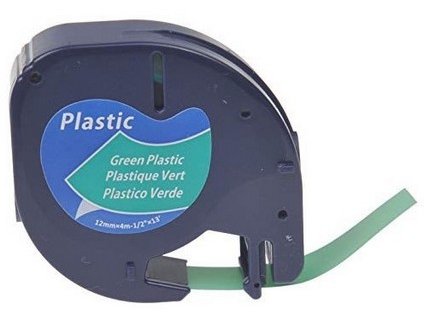 Páska DYMO 59423 12mm čierna/zelená