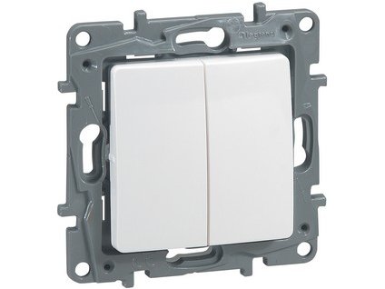 Niloe sériový spínač č.5 biely 764506