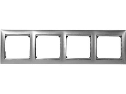 VALENA Rámik 4P hliníková farba 770154