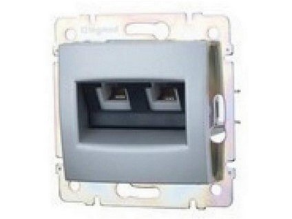 Valena 2xRJ45 STP kat.6 hliník 770245