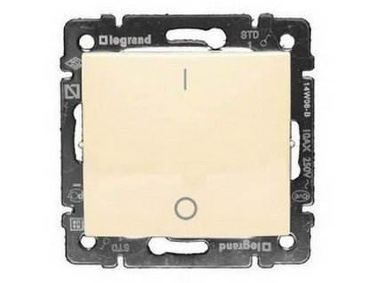 Valena dvojpólový spínač, béžový, 774192