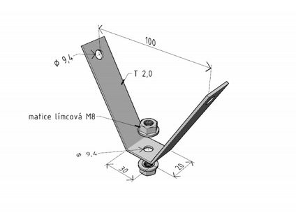 Držiak DZM 5 "GZ" ARK-214050