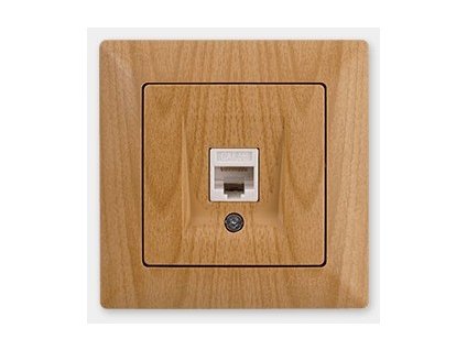 VISAGE AMAZON Dátová zásuvka Cat 5 javor