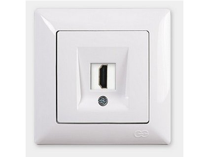 VISAGE SIMPLE Zásuvka HDMI biela