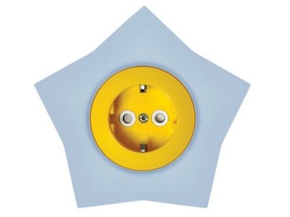 Zasuvka Happy 2P+E Hviezda V16.42.062