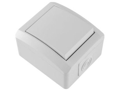 Vypínač č. 7 SetQ biely IP44