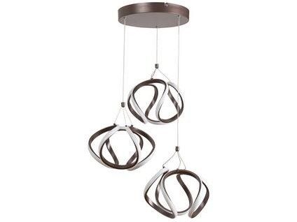 Luster LED Ambrosio 5693 tmavohnedá