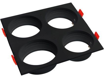 224760 RECESSED SQ4%20FITTING BLACK