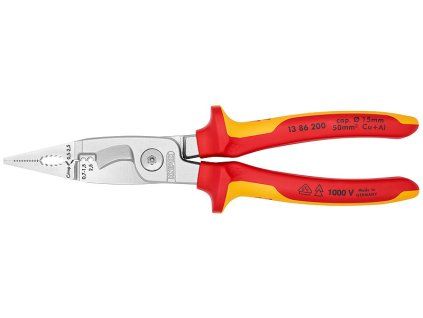 Kliešte univerzálne elektroinst. 13 86 200 KNIPEX