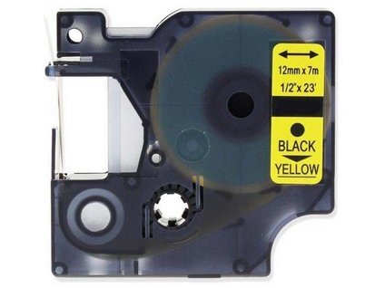 Páska DYMO 45018 12mm čierna/žltá