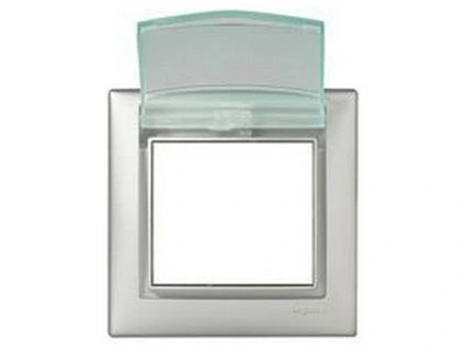 VALENA Rámik 1P IP44 hliníková farba 770150