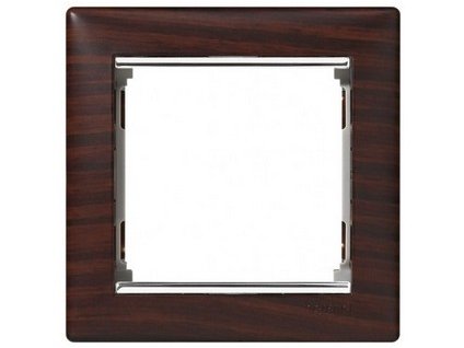 VALENA Rámik 1P wenge+strieborný pásik 770371