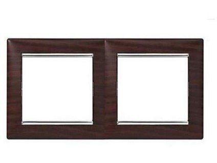 VALENA Rámik 2P wenge+strieborný pásik 770372