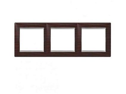 VALENA Rámik 3P wenge+strieborný pásik 770373