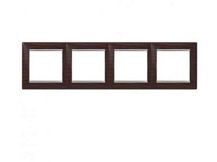 VALENA Rámik 4P wenge+strieborný pásik 770374
