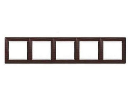 VALENA Rámik 5P wenge+strieborný pásik 770375