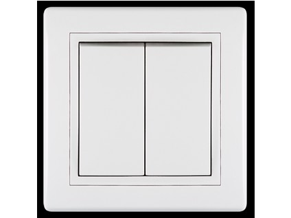 Sériový spínač č.5 10A 250V~ biela 606.000