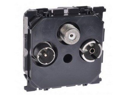 CÉLIANE Zásuvka TV-RD-SAT priebežná 67378