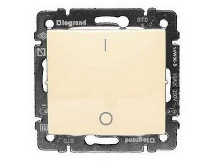 Valena spínač dvojpólový béžový 774302 