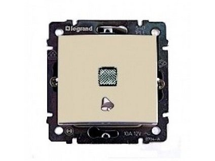 Valena tlačidlo so signálkou, béžové, 774315