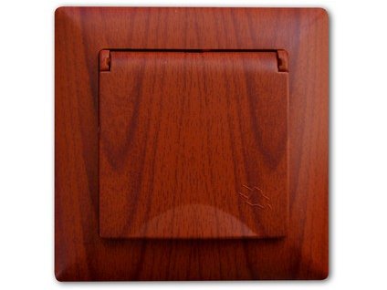 VISAGE AMAZON Zásuvka 2P s krytom čerešňa