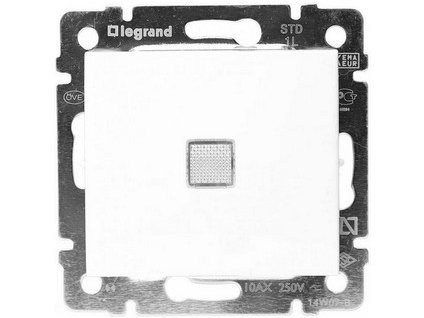 Valena spínač č.1 so signálkou biely 774410 