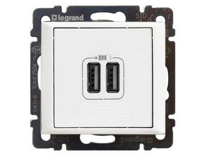VALENA USB nabíjačka 2xUSB biela 770470