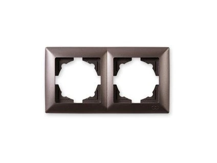 VISAGE AMBIENCE 2-rámik horizontálny/vertikálny antracitový