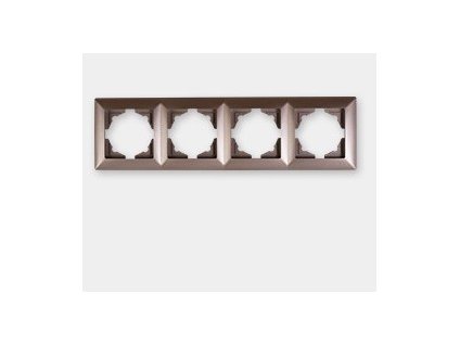 VISAGE AMBIENCE 4-rámik horizontálny/vertikálny antracitový