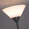 Stojacia lampa Action 4064 matný chróm/biela
