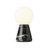 Stolová LED lampa Carrara 96975 čierny mramor