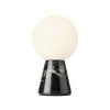 Stolová LED lampa Carrara 96976 čierny mramor