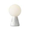 Stolová LED lampa Carrara 96971 biely mramor