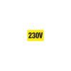 145395 samolepka c e008se 230v 15x10mm