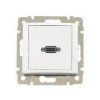 Valena zásuvka A/V HD 15 biela, 770083