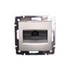 Valena dátová zásuvka RJ45, kat. 6A, hliník 770273