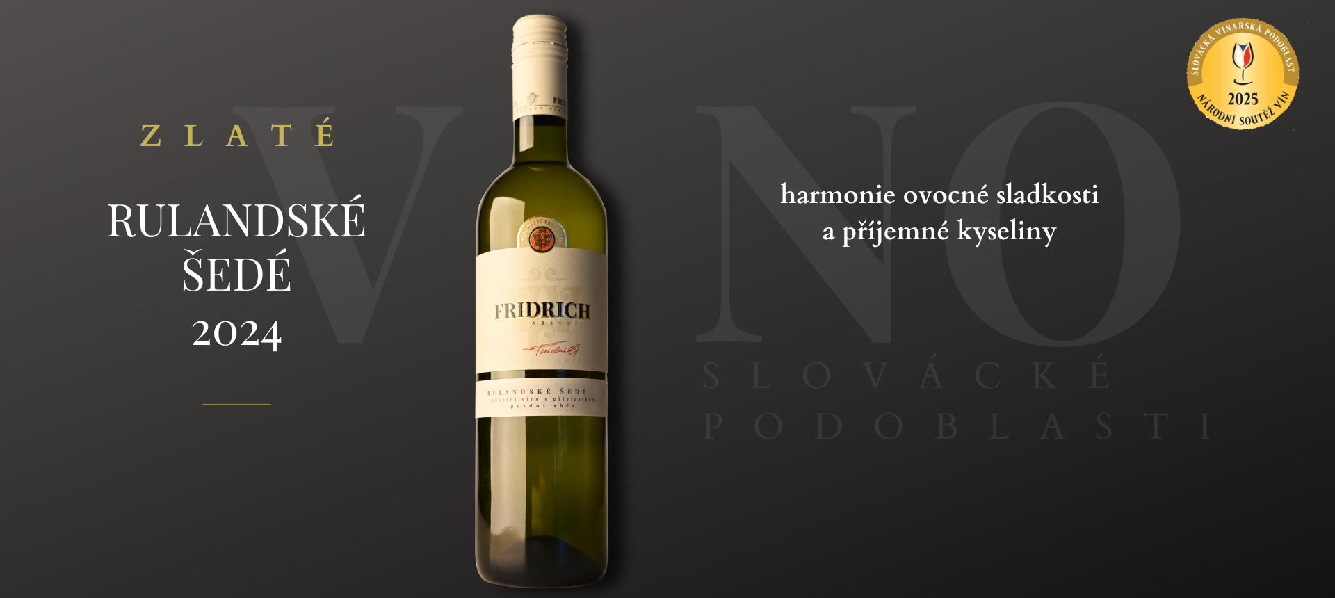 Rulandské šedé 2024 - Zlatá medaile