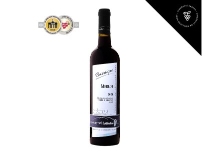 Merlot 2021 barrique zlatá berlín