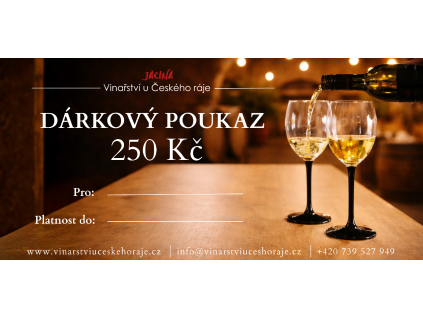 Dárkový poukaz 250 Kč