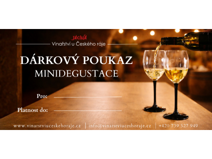 Dárkový poukaz MINIDEGUSTACE